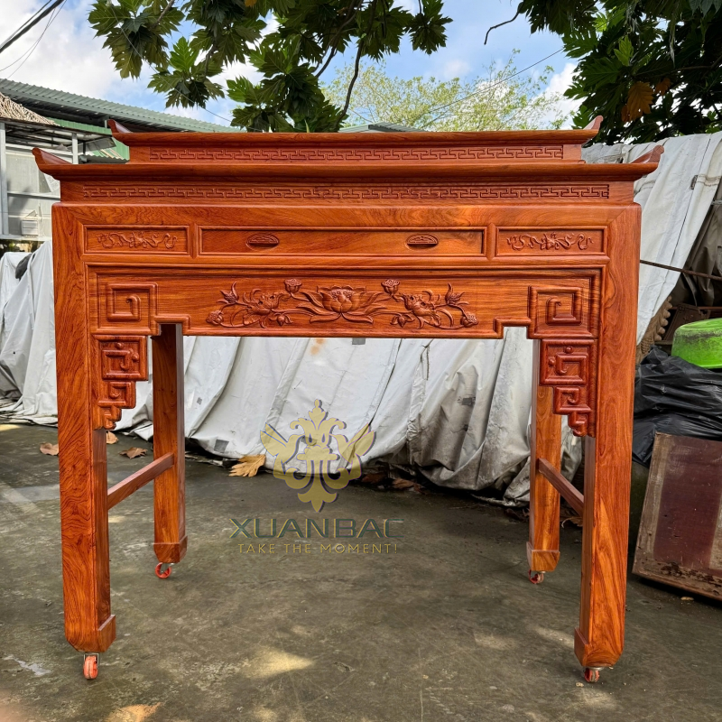 Bàn Thờ Gỗ Hương Đá 1m53 