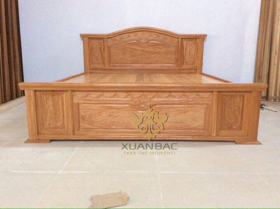 Giường Ngủ Gỗ Gõ Đỏ Giá Rẻ